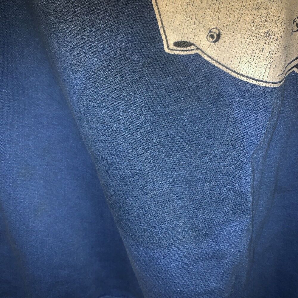 Vintage 90s NFL Indianapolis Colts Football Blue Trench Pullover Sweatshirt XXL - Picture 5 of 5